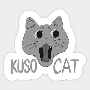 Kuso Cat Sticker